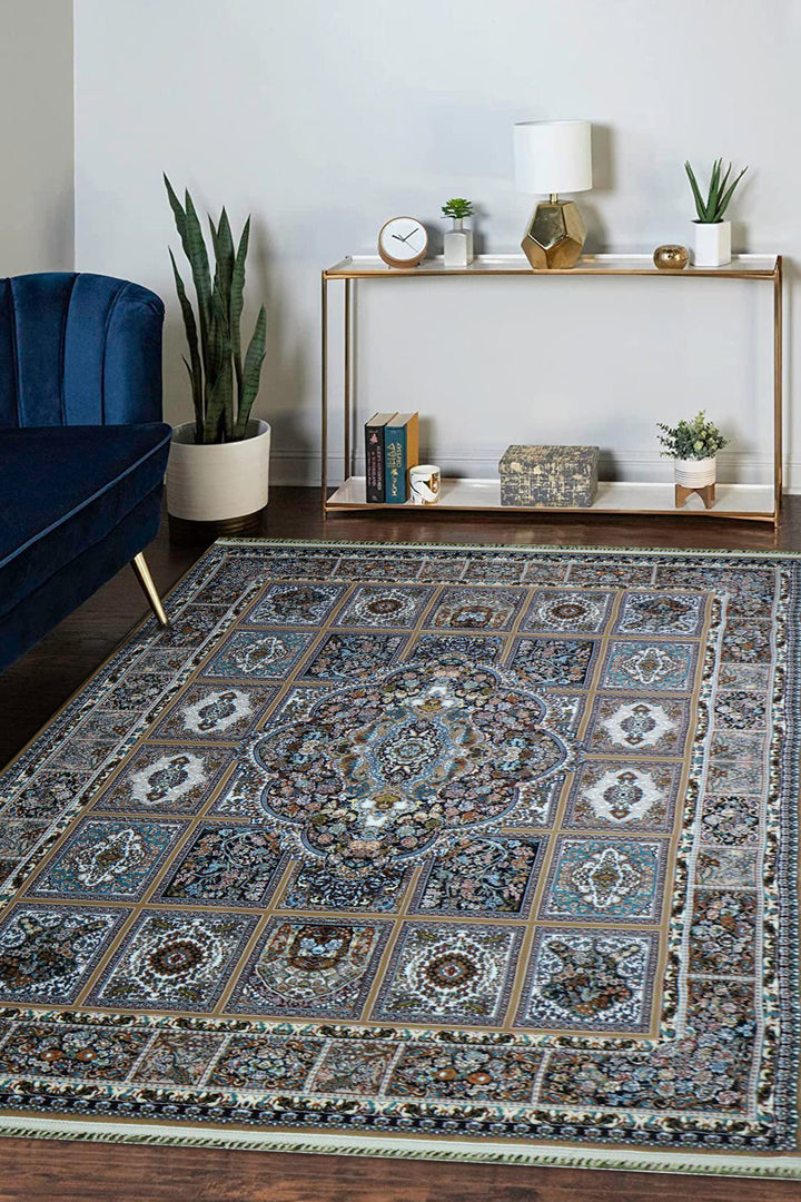 Irani Farsh E Firozeh-P Rug - 5.9 x 8.8 FT - Premium and Classical Design | 50% OFF Sale!