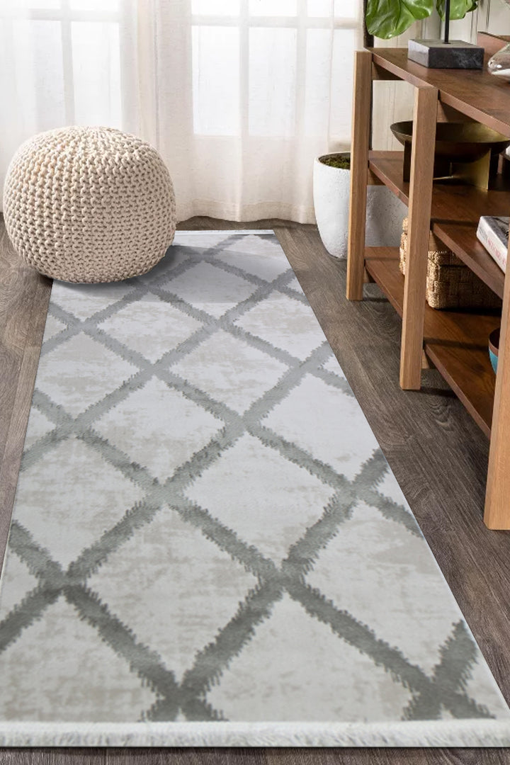 Turkish Modern Festival Acrylic Rug - 2.6 x 6.5 FT  - Superior Comfort, Modern Style Accent Rugs