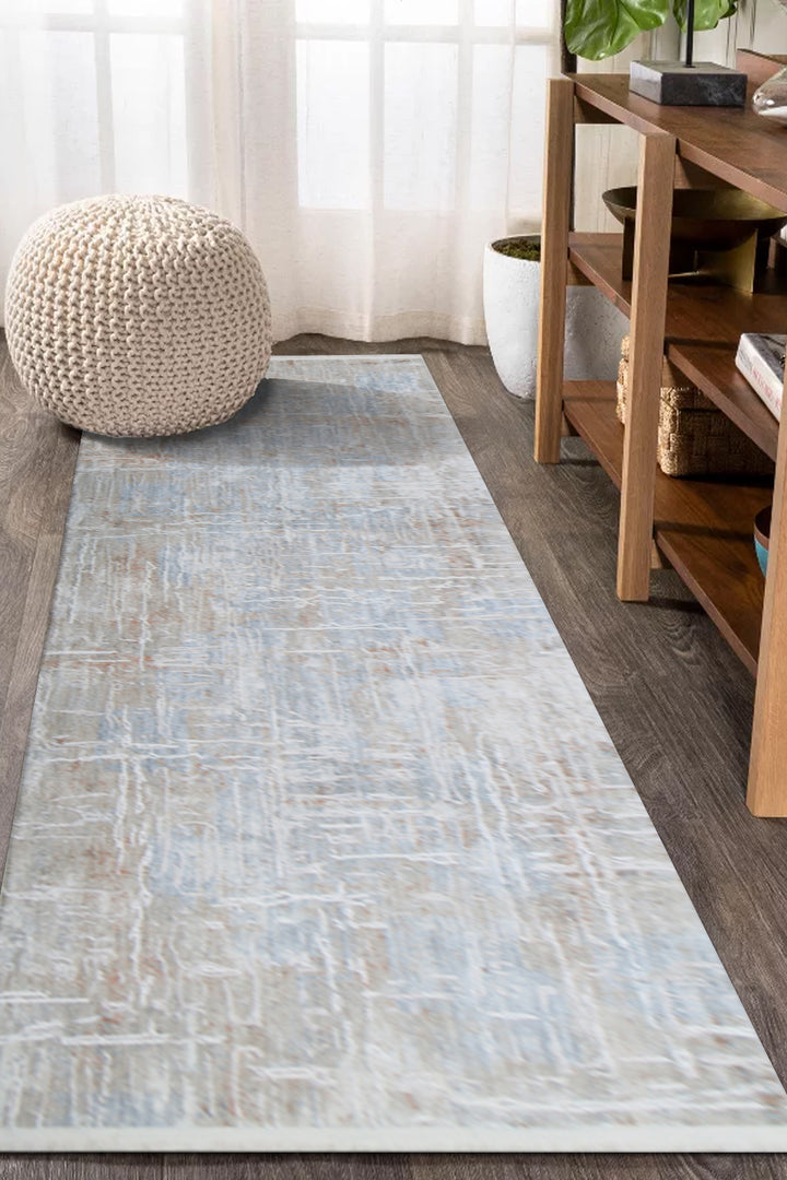 Turkish Modern Festival Viscose Rug - 2.6 x 7.2 FT  - Superior Comfort, Modern Style Accent Rugs