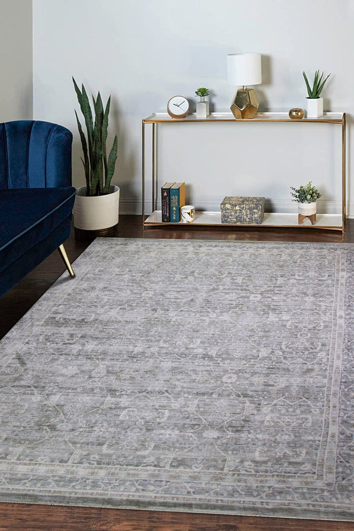 Turkish Modern  Festival Plus Rug - 7.5 x 9.5 FT - Gray - Superior Comfort, Modern Style Accent Rugs