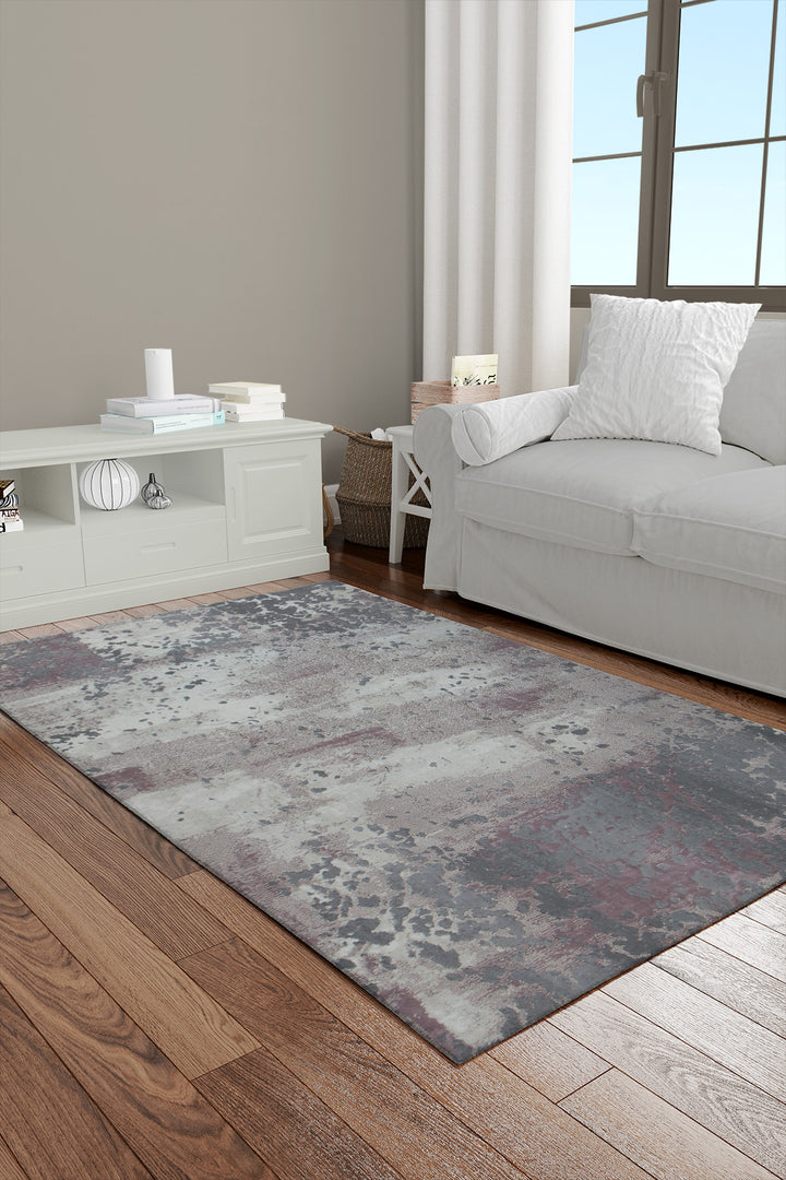 Turkish Modern Festival-1 Rug - 3.9 x 5.9  FT - Gray  Superior Comfort, Modern Style Accent Rugs