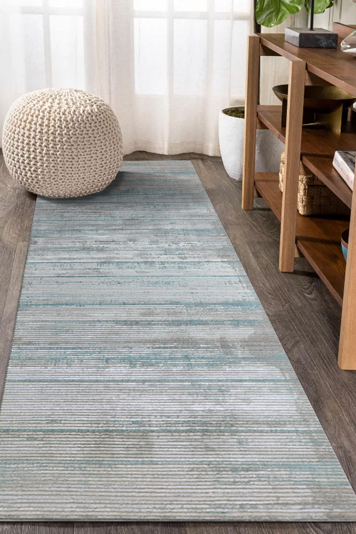 Turkish Modern Festival-1 Rug - 3.2 x 9.8 FT - Gray  Superior Comfort, Modern Style Accent Rugs