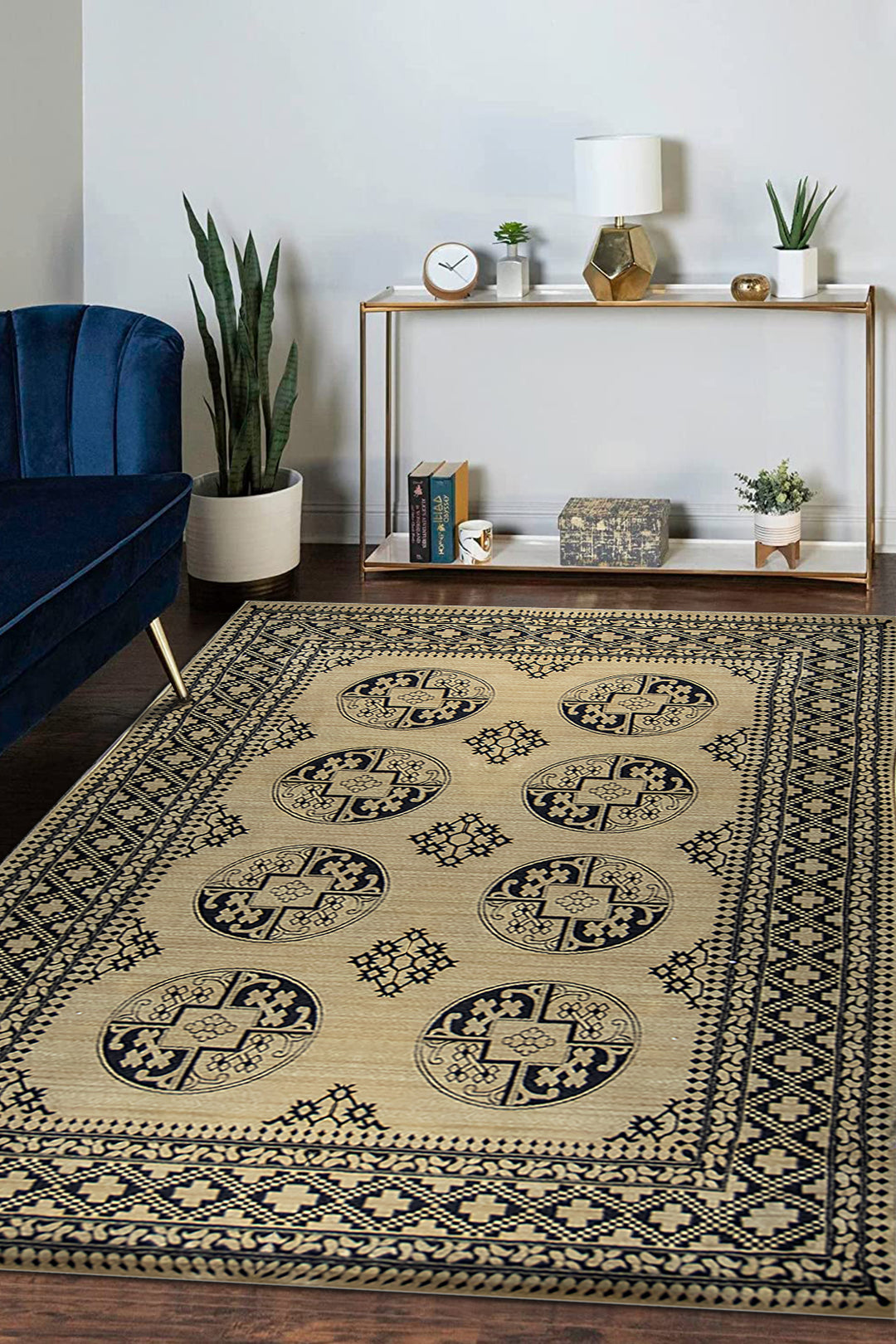 Turkish Modern  Festival WD Rug - Yellow - 7.8 x 9.5 FT - Superior Comfort, Modern Style Accent Rug