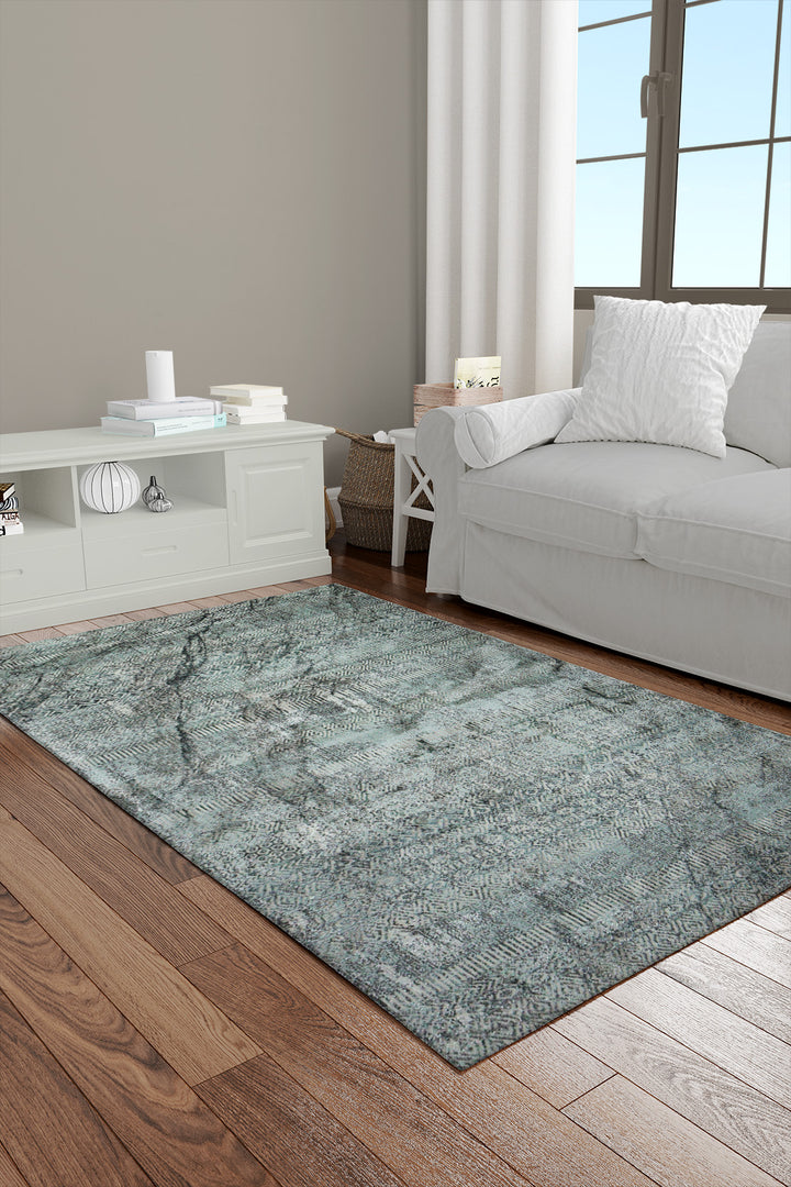 Turkish Matrix Rug - 3.9 x 5.5 FT - Contemporary Abstract Elegance with Premium Quality