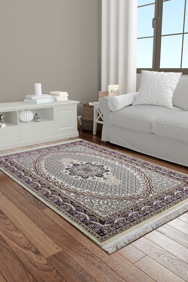 Iranian Premium Vk Farsh-E-Iran Rug - 4.1 x 5.5 FT - Resilient Construction for Long-Lasting Use