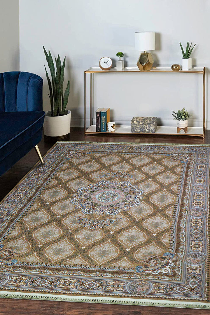 Irani Farsh E Firozeh-P Rug - 5.9 x 8.8 FT - Premium and Classical Design | 50% OFF Sale!