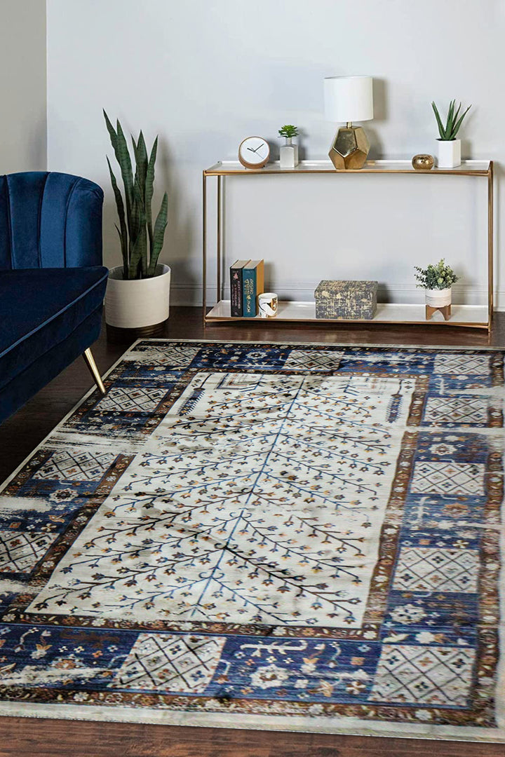 Turkish Allure Rug - 7.8 x 10.8 FT - Elegant Woven Design with Premium Quality