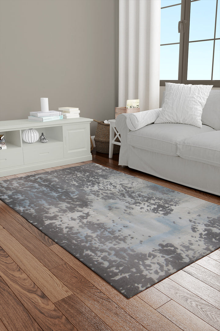 Turkish Modern Festival-1 Rug - 3.9 x 5.9  FT - Gray  Superior Comfort, Modern Style Accent Rugs