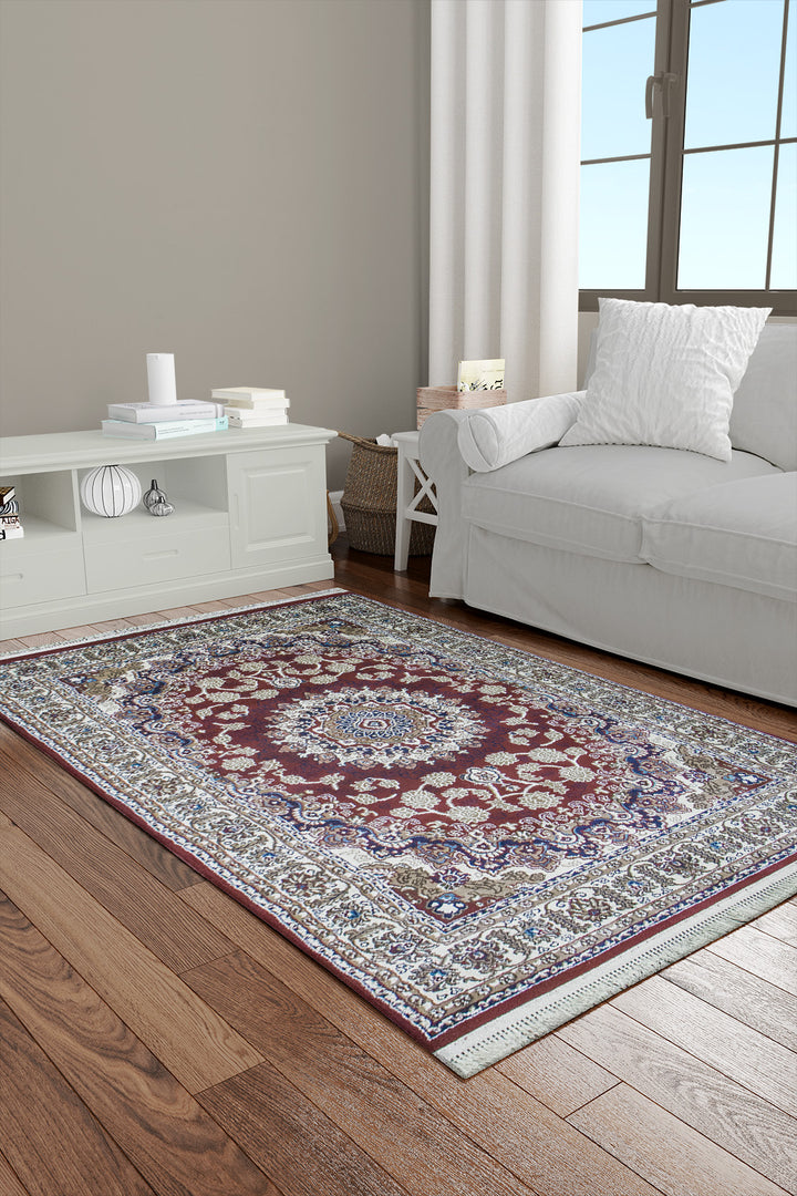 Iranian Premium Vk Farsh-E-Iran Rug - 4.1 x 5.5 FT - Resilient Construction for Long-Lasting Use