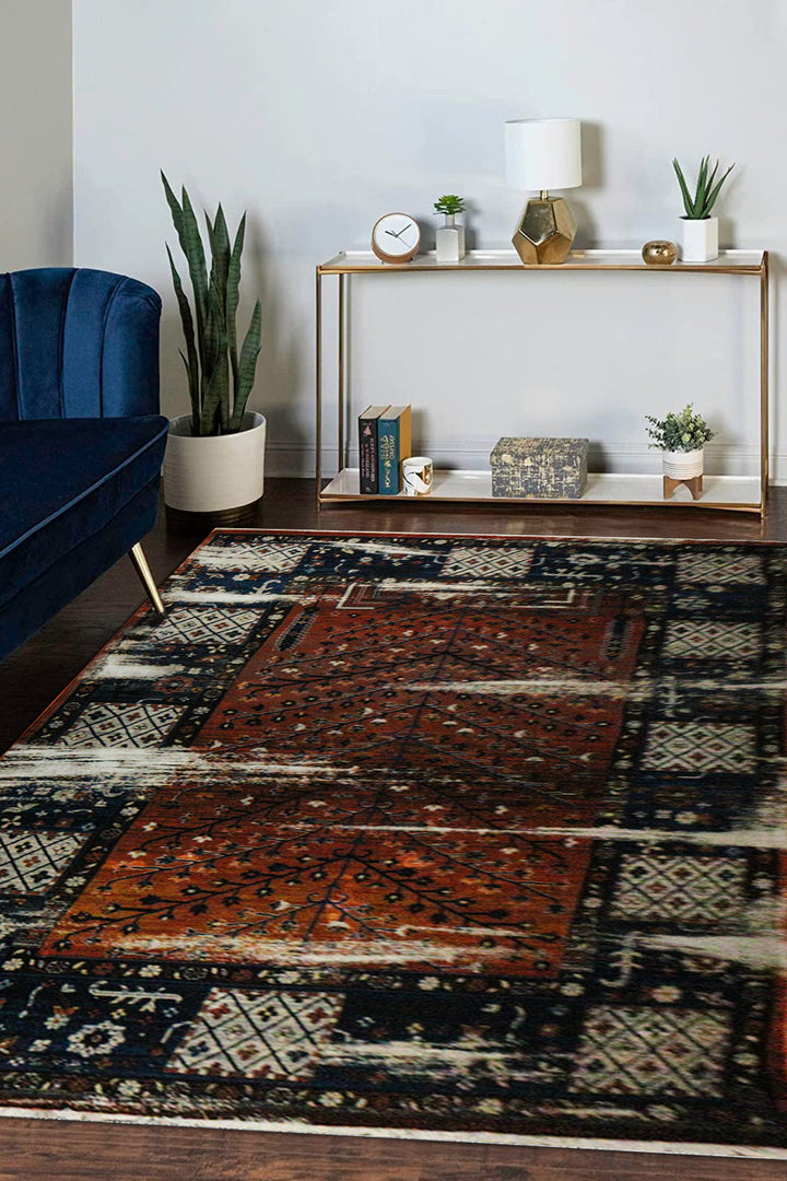 Turkish Allure Rug - 7.8 x 10.8 FT - Elegant Woven Design with Premium Quality