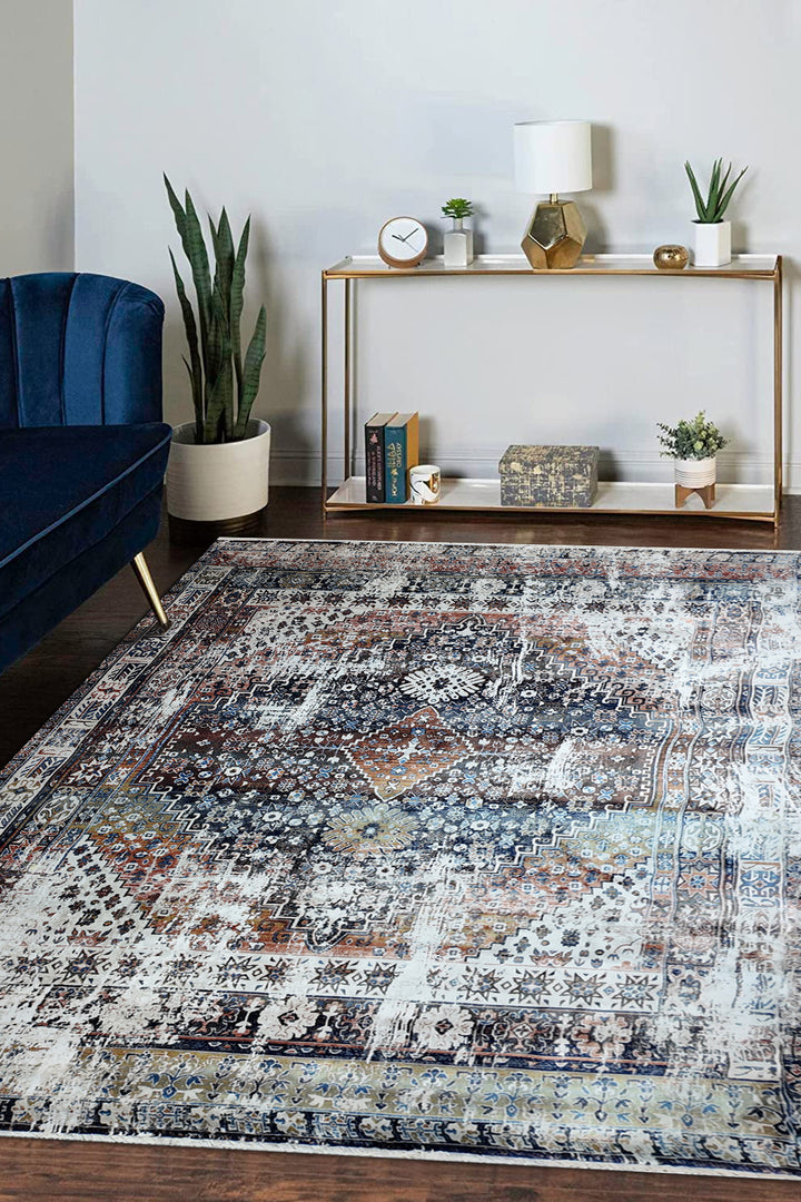 Turkish Allure Rug - 7.8 x 10.8 FT - Elegant Woven Design with Premium Quality