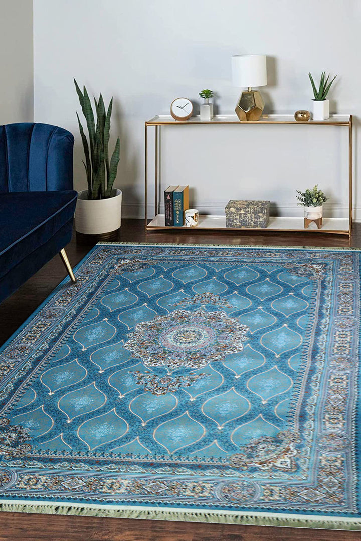 Irani Farsh E Firozeh-P Rug - 5.9 x 8.8 FT - Premium and Classical Design | 50% OFF Sale!