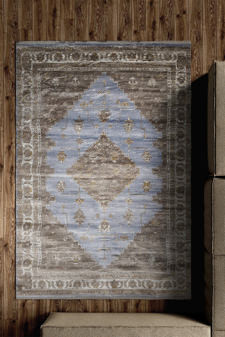 Turkish Modern - Festival-Wd Rug  - 5.2 X 7.5 Ft  - Gray -  Superior Comfort, Modern Style Accent Rug