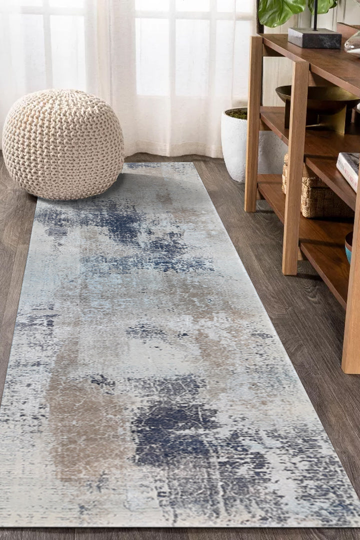 Turkish Modern Festival-1 Rug - 2.1 x 7.5  FT - Gray  Superior Comfort, Modern Style Accent Rugs