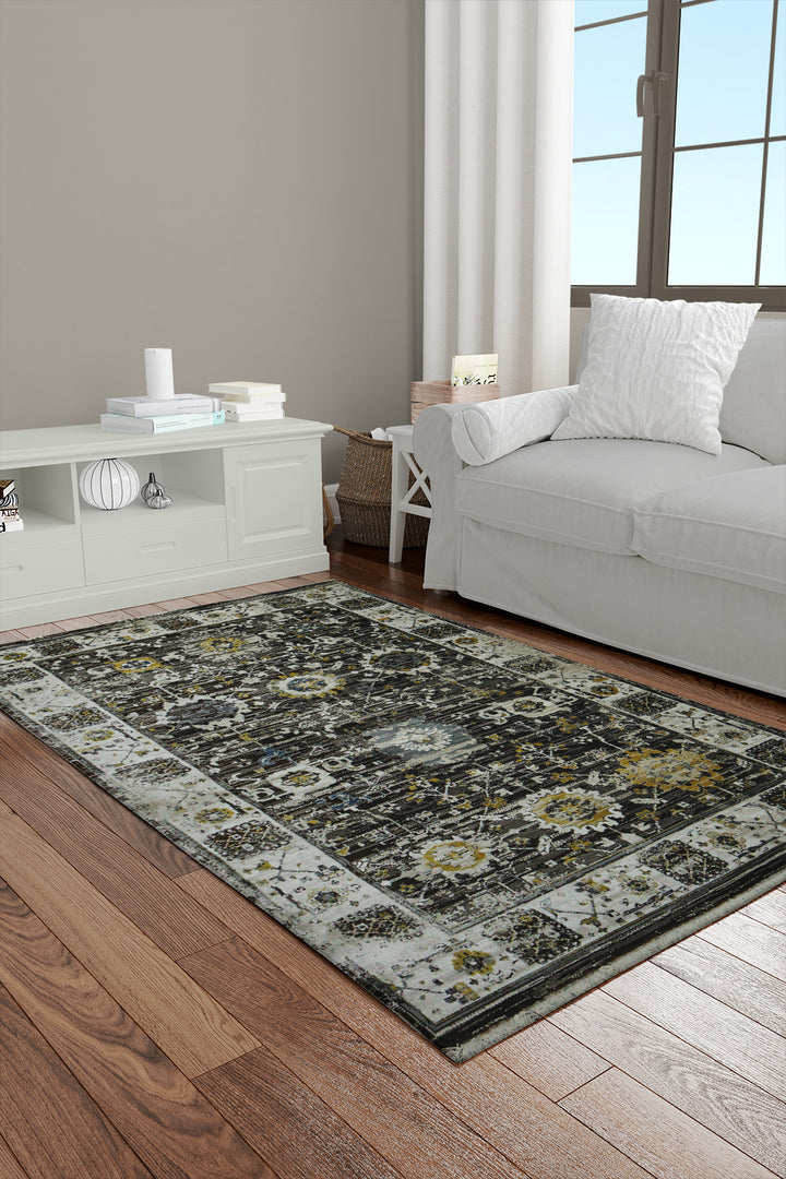 Turkish Allure Rug - 3.9 x 5.9 FT - Elegant Woven Design with Premium Quality