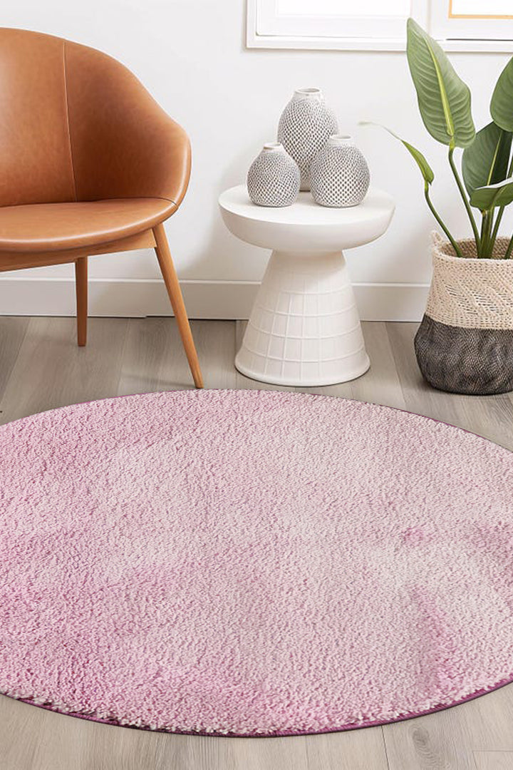 Turkish Modern  Festival WD Rug - Pink - 2.6 x 2.6 FT - Superior Comfort, Modern Style Accent Rug