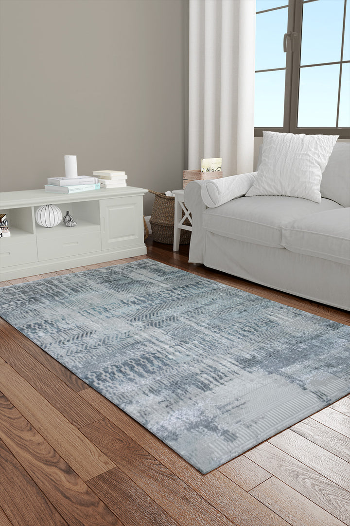 Turkish Matrix Rug - 3.2 x 4.9 FT - Contemporary Abstract Elegance with Premium Quality