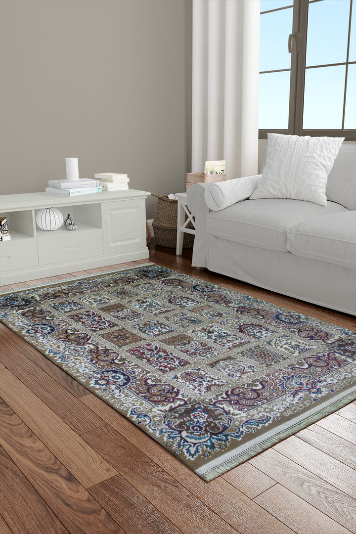 Iranian Premium Vk Farsh-E-Iran Rug - 4.1 x 5.5 FT - Resilient Construction for Long-Lasting Use