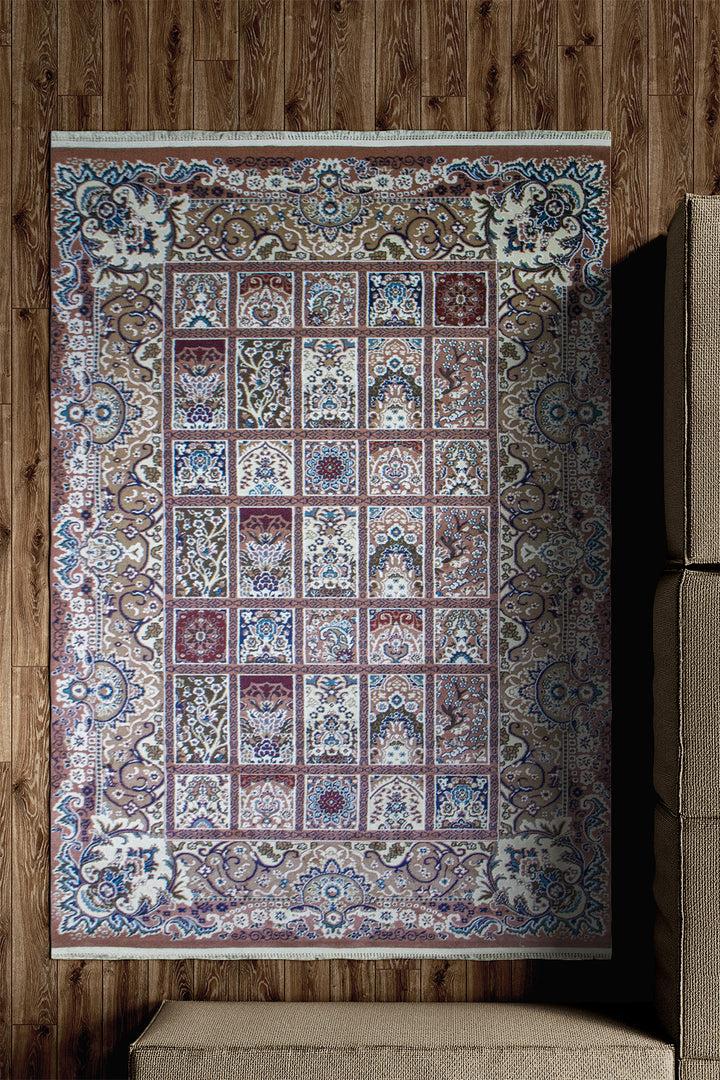 Iranian Premium Vk Farsh-E-Iran Rug - 4.9 x 7.3 FT - Resilient Construction for Long-Lasting Use