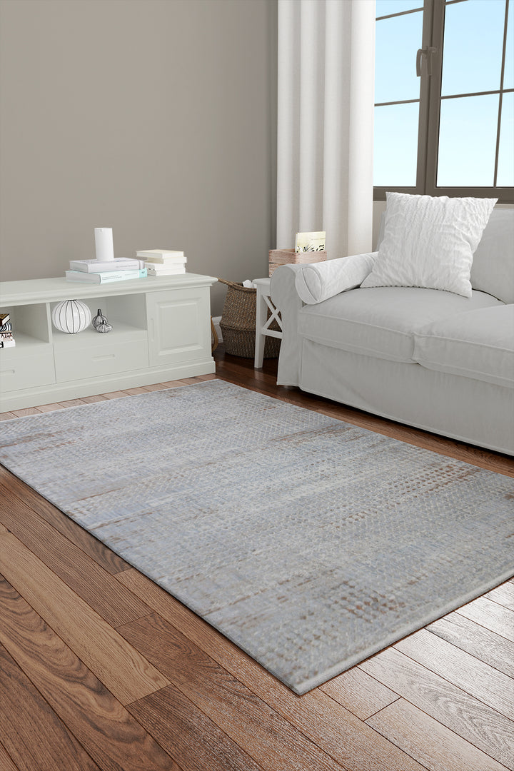 Turkish Modern Festival Viscose Rug - 3.9 x 5.9 FT  - Superior Comfort, Modern Style Accent Rugs