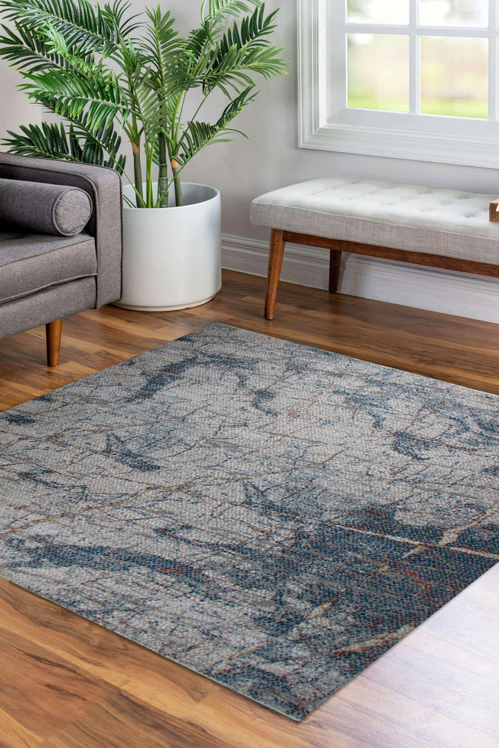 Turkish Modern  Festival WD Rug - Gray - 6.6 x 6.6 FT - Superior Comfort, Modern Style Accent Rug