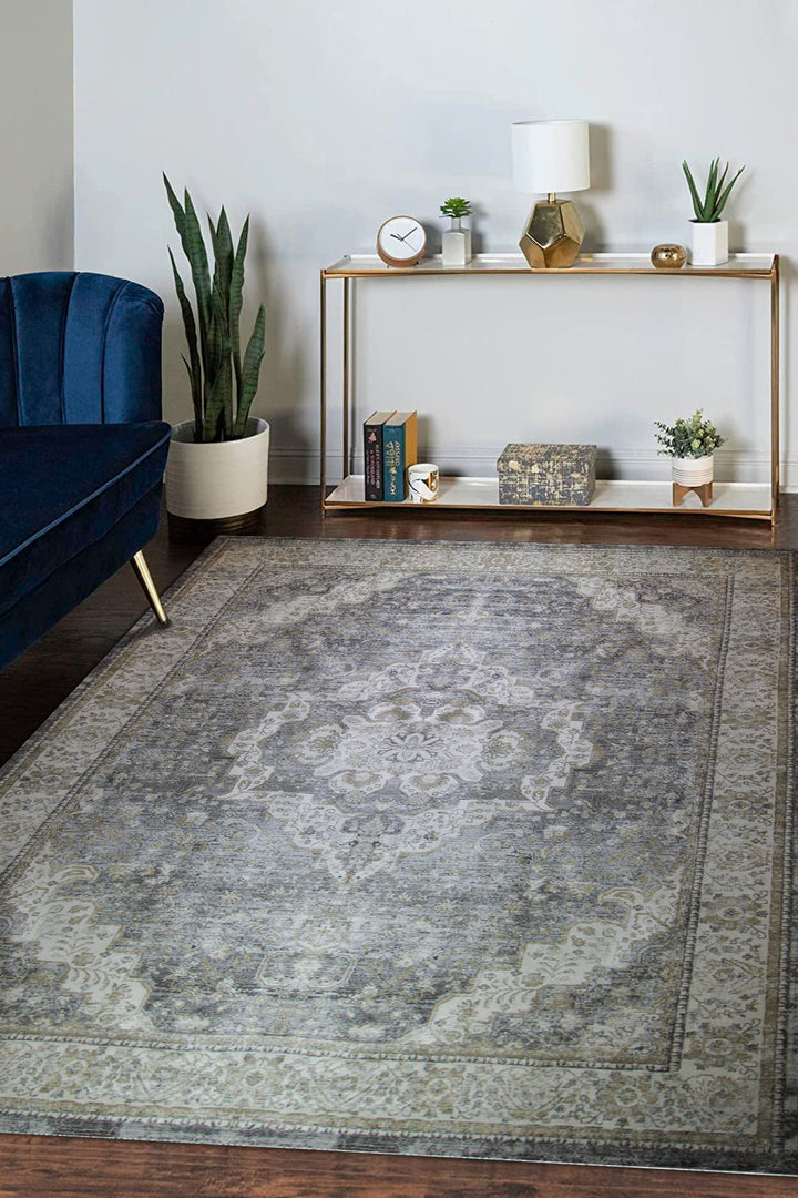 Turkish Modern  Festival Plus Rug - 9.8 x 13.1 FT - Gray - Superior Comfort, Modern Style Accent Rugs