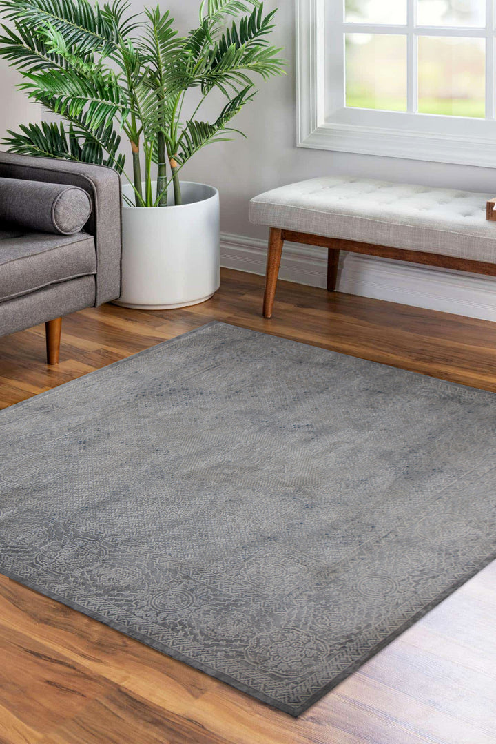 Turkish Modern  Festival WD Rug - Gray - 6.6 x 6.6 FT - Superior Comfort, Modern Style Accent Rug