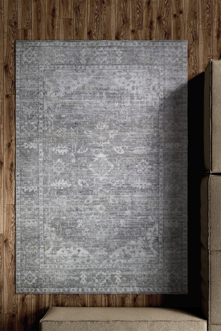 Turkish Modern  Festival Plus Rug - 5.2 x 7.6 FT - Gray - Superior Comfort, Modern Style Accent Rugs