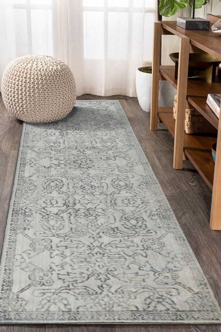 Turkish Modern  Festival WD Rug - Gray - 2.6 x 8.2 FT - Superior Comfort, Modern Style Accent Rug