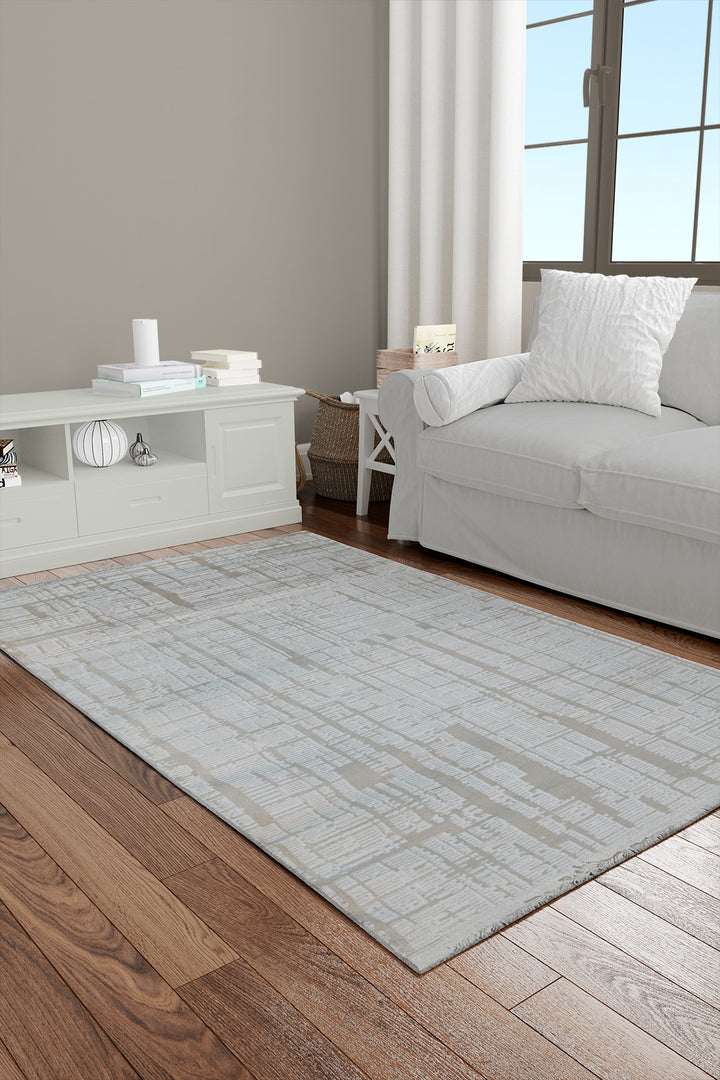 Irani Farsh E Firozeh-P Rug - 2.6 x 4.9  FT - Beige  Superior Comfort, Modern Style Accent Rugs