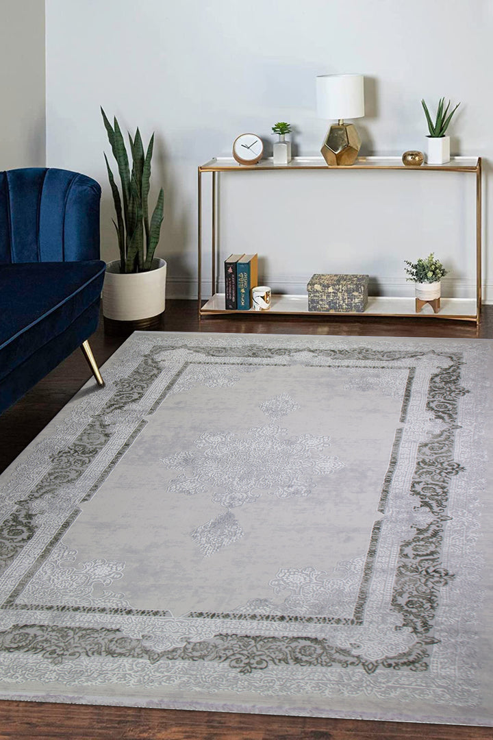 Turkish Modern  Festival 1 Rug - 6.5 x 9.8 FT - Beige - Superior Comfort, Modern Style Accent Rugs