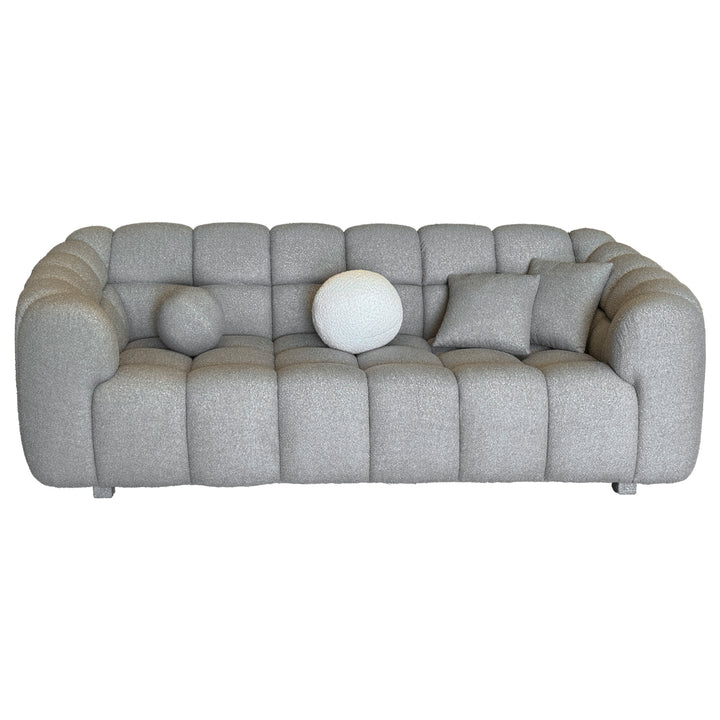 Modern Boucle Bounce Sofa, Comfy Couch for Living Room Home Office