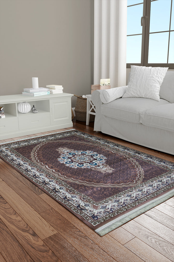 Iranian Premium Vk Farsh-E-Iran Rug - 4.1 x 5.5 FT - Resilient Construction for Long-Lasting Use