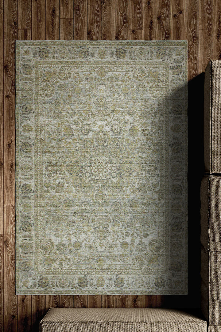 Turkish Modern Festival Plus - 5.2 x 7.6 FT - Cream - Sleek and Minimalist for Chic Interiors