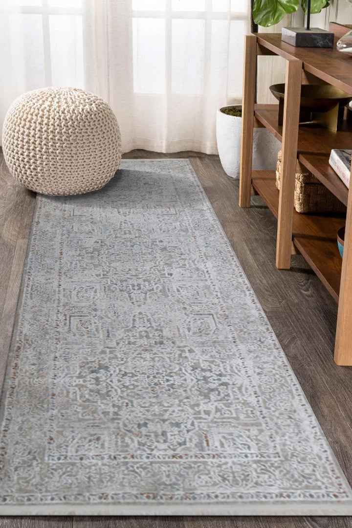 Turkish Modern Festival Viscose Rug - 2.6 x 7.2 FT  - Superior Comfort, Modern Style Accent Rugs