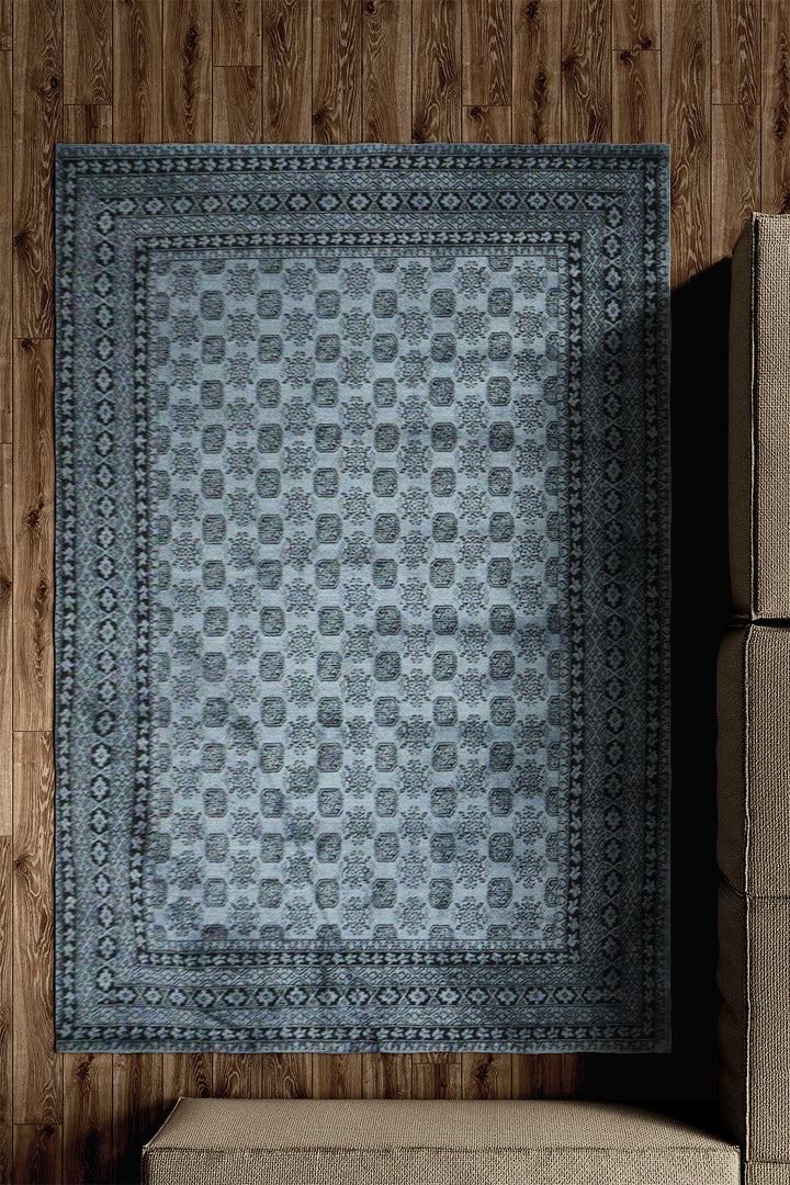 Turkish Modern  Festival WD Rug - Blue - 4.5 x 6.5 FT - Superior Comfort, Modern Style Accent Rug