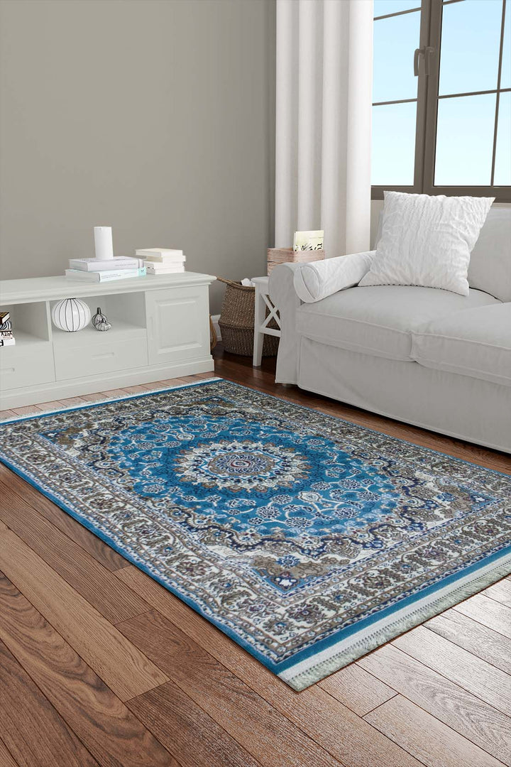 Iranian Premium Vk Farsh-E-Iran Rug - 4.1 x 5.5 FT - Resilient Construction for Long-Lasting Use