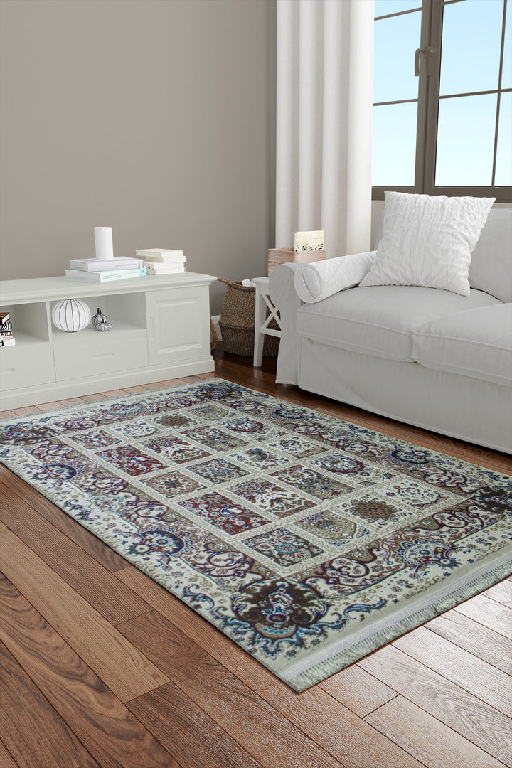 Iranian Premium Vk Farsh-E-Iran Rug - 4.1 x 5.5 FT - Resilient Construction for Long-Lasting Use