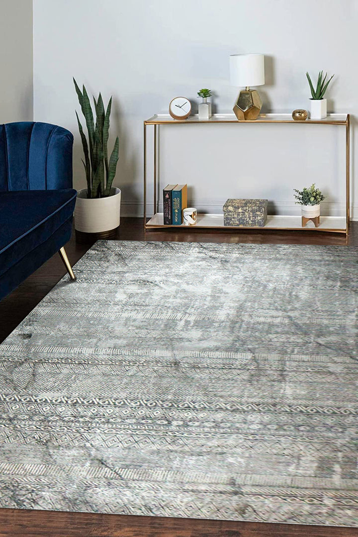 Turkish Matrix Rug - 8.2 x 11. FT - Contemporary Abstract Elegance with Premium Quality