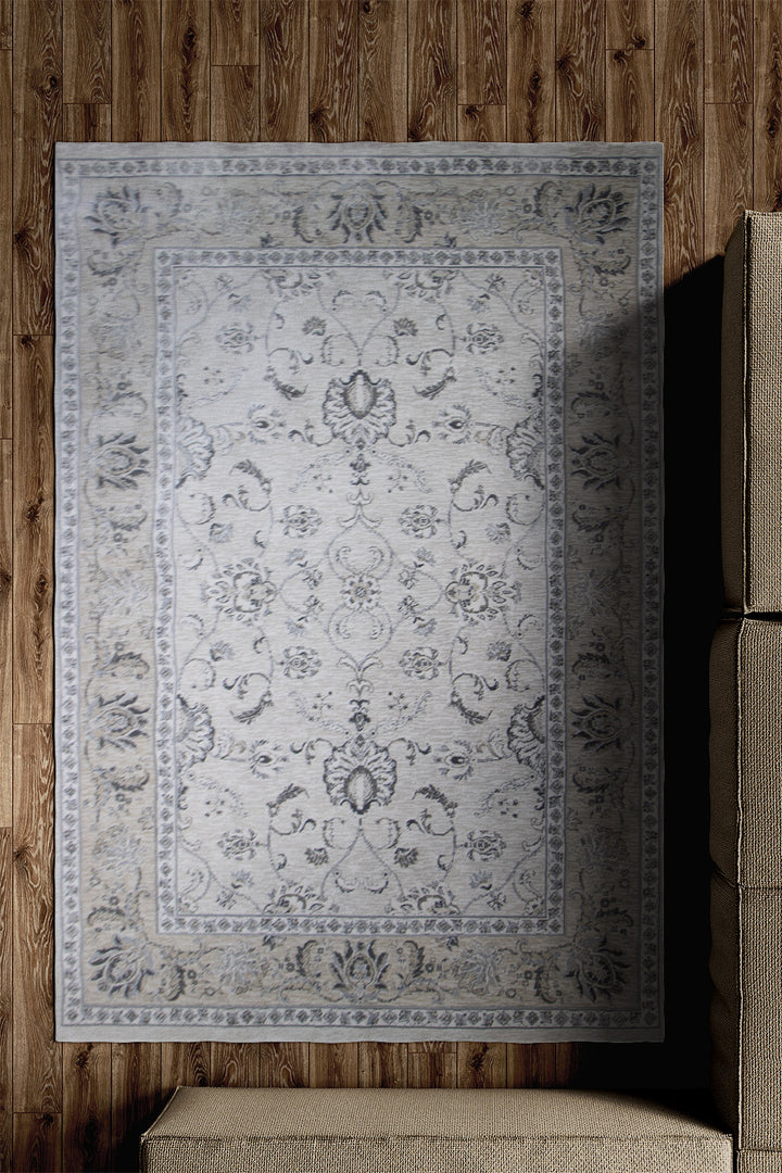 Turkish Allure Rug - 4.9 x 7.8 FT -  Cream - Elegant Woven Design with Premium Quality