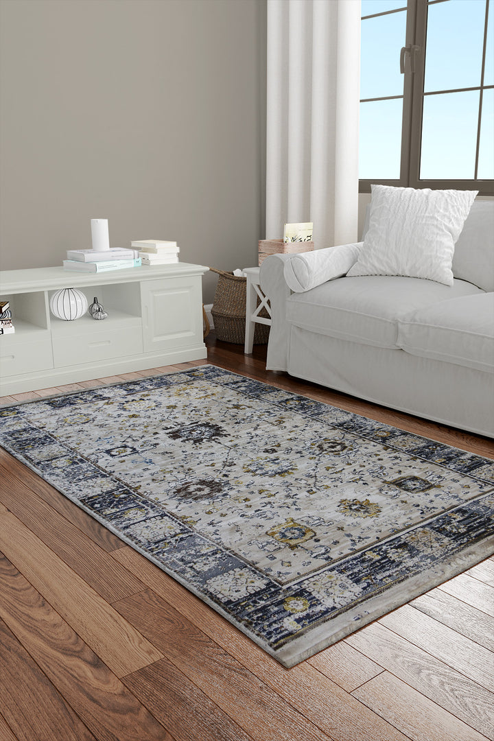 Turkish Allure Rug - 3.9 x 5.9  FT - Beige  Superior Comfort, Modern Style Accent Rugs