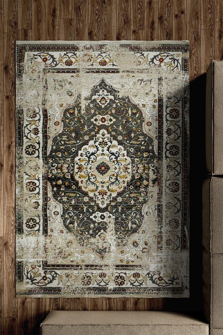 Turkish Modern Festival 1 Rug - 5.2 x 7.5 FT - Sleek and Minimalist for Chic Interiors