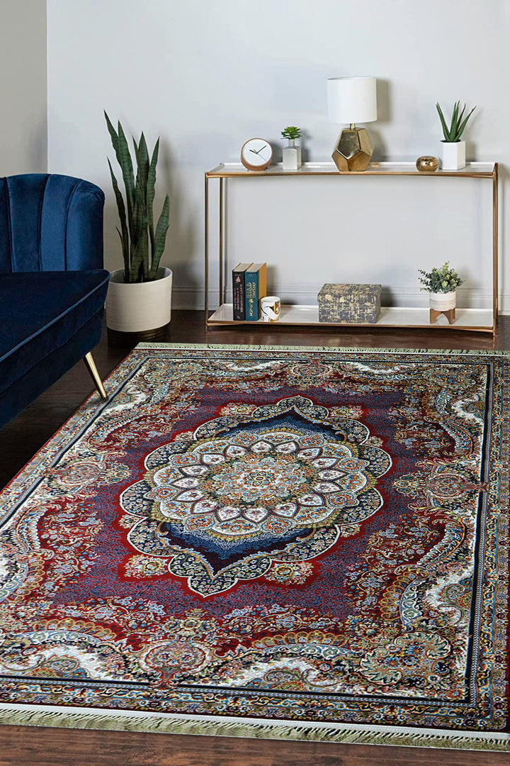 Irani Farsh E Firozeh-P Rug - 5.9 x 8.8 FT - Premium and Classical Design | 50% OFF Sale!