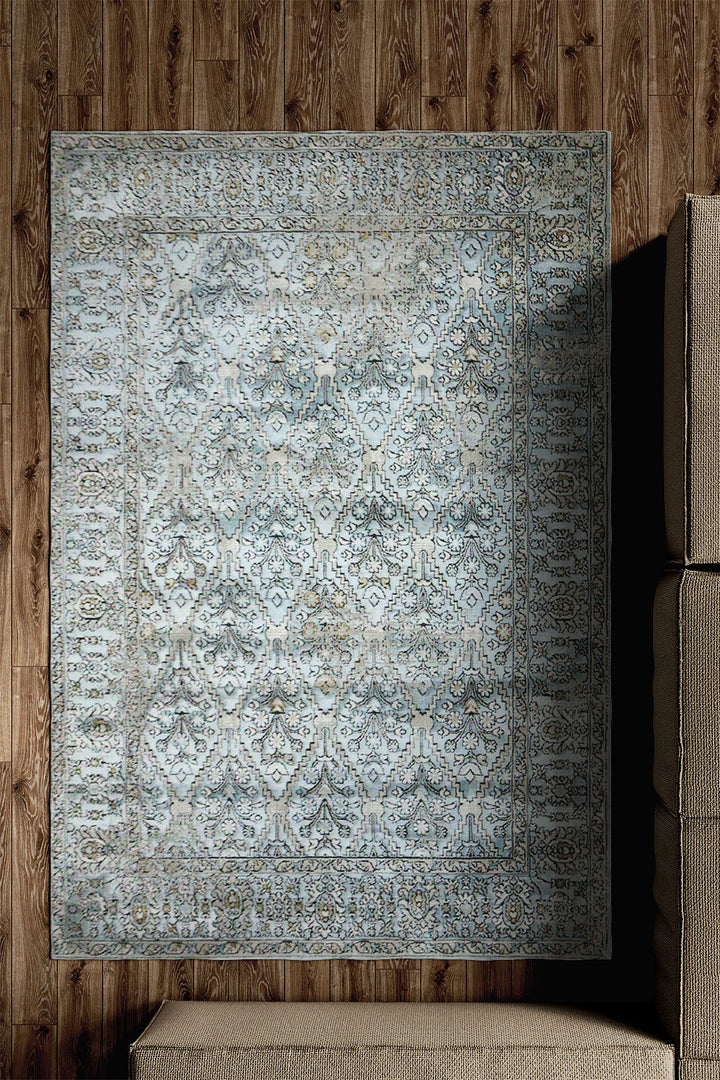 Turkish Modern Festival 1 Rug - 5.2 x 7.0 FT - Sleek and Minimalist for Chic Interiors