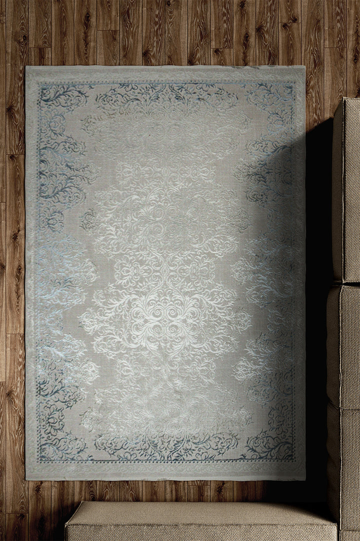 Turkish Modern Festival 1 - 5.2 x 7.5 FT - Beige - Sleek and Minimalist for Chic Interiors