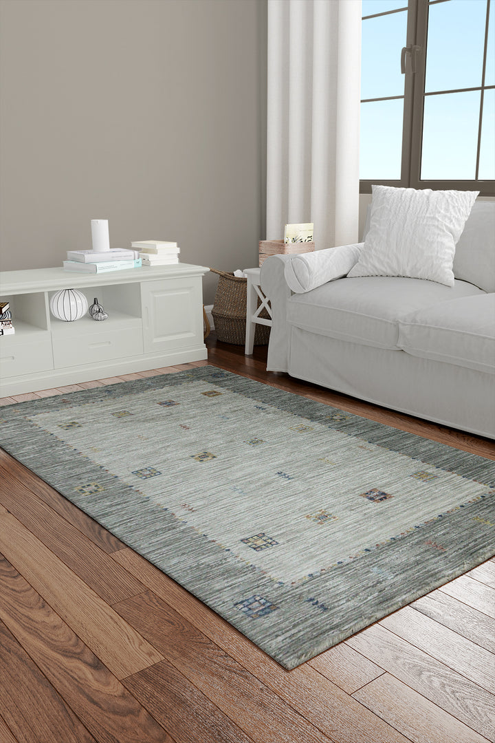 Turkish Modern Festival Plus - 3.9 x 5.9 FT - White - Sleek and Minimalist for Chic Interiors