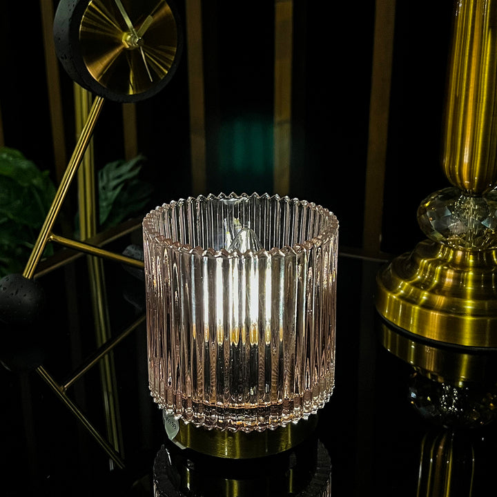 Rechargeable Lamp, Mini Crystal Table Lamp for Home Decor