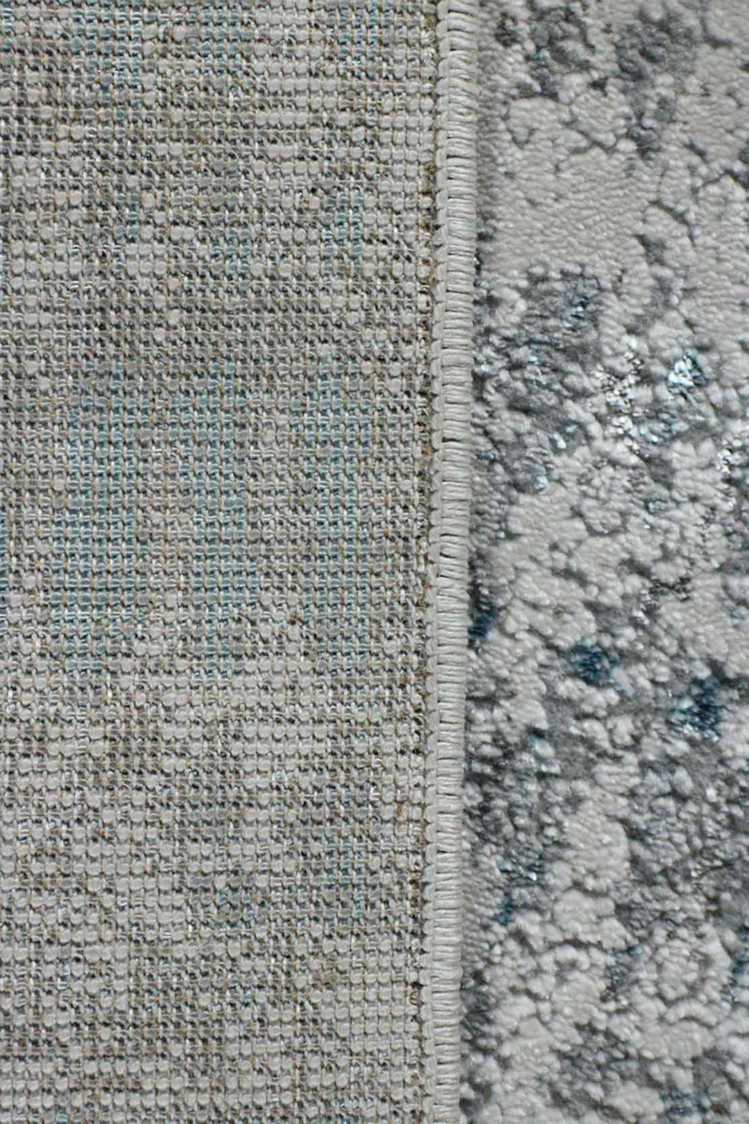 Turkish Modern Festival 1 Rug - 2.2 x 7.8 FT - Blue and Gray - Sleek and Minimalist for Chic Interiors