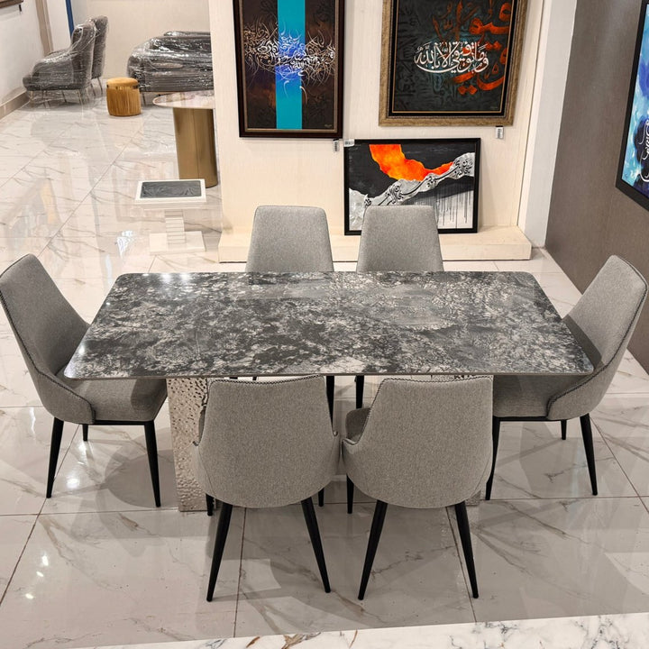 Clestial Dining Table 3224 (Dining Table + 6 chairs)