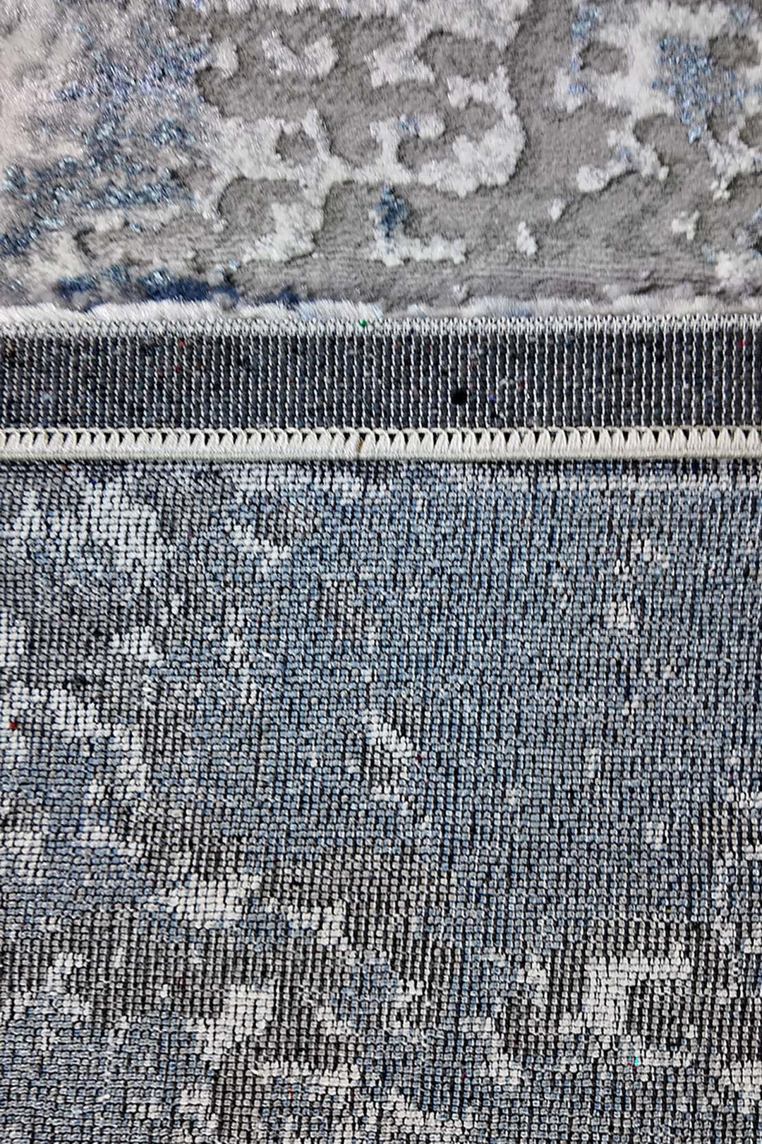 Turkish Modern Festival-1 Rug - 5.2 x 7.5  FT - Gray and Blue  Superior Comfort, Modern Style Accent Rugs